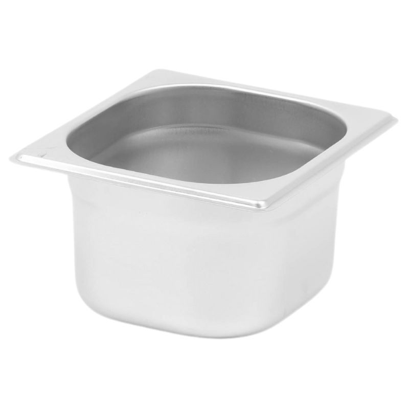 Gastro GN 1/6 Stainless Steel Container - Depth 100 mm - 1.6 L - Dynasteel