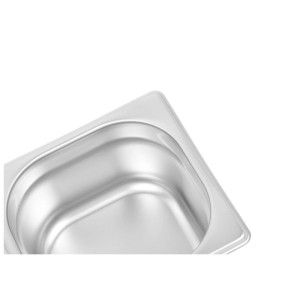 Bac Gastro GN 1/6 Inox - Syvyys 100 mm - 1,6 L - Dynasteel