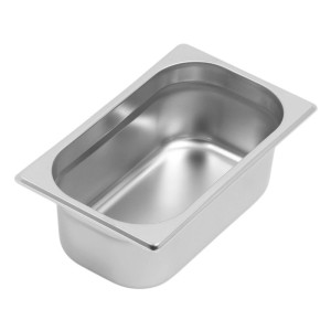 Bac Gastro GN 1/4 Inox - Syvyys 100 mm - 2,8 L - Dynasteel