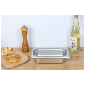 Bac Gastro GN 1/4 Inox - Syvyys 65 mm - 1,8 L - Dynasteel