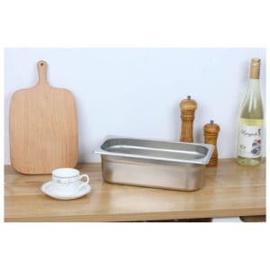 Bac Gastro GN 1/3 Inox - Syvyys 100 mm - 3,7 L - Dynasteel