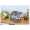 Bac Gastro GN 2/3 Inox - Djup 200 mm - 18 L - Dynasteel