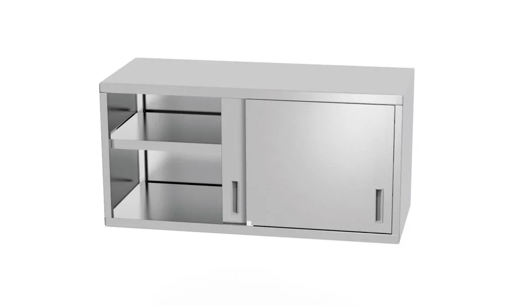 Seinälle ripustettava kaappi - Liukuovet - L 1000 x S 300 mm