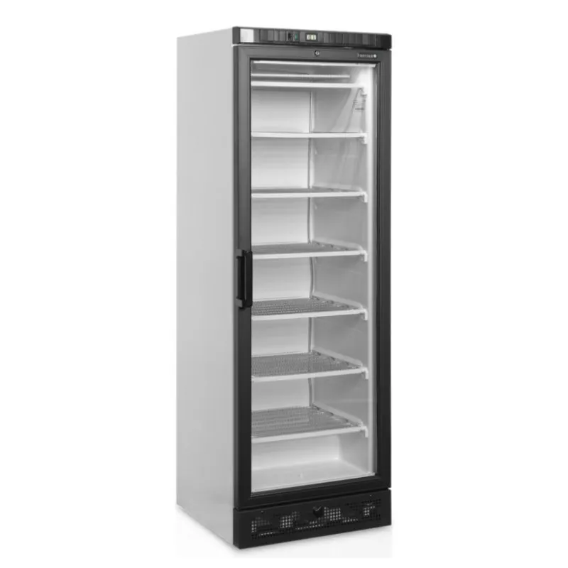 Staattinen lasiovinen pakastekaappi - Valkoinen - 270 L
