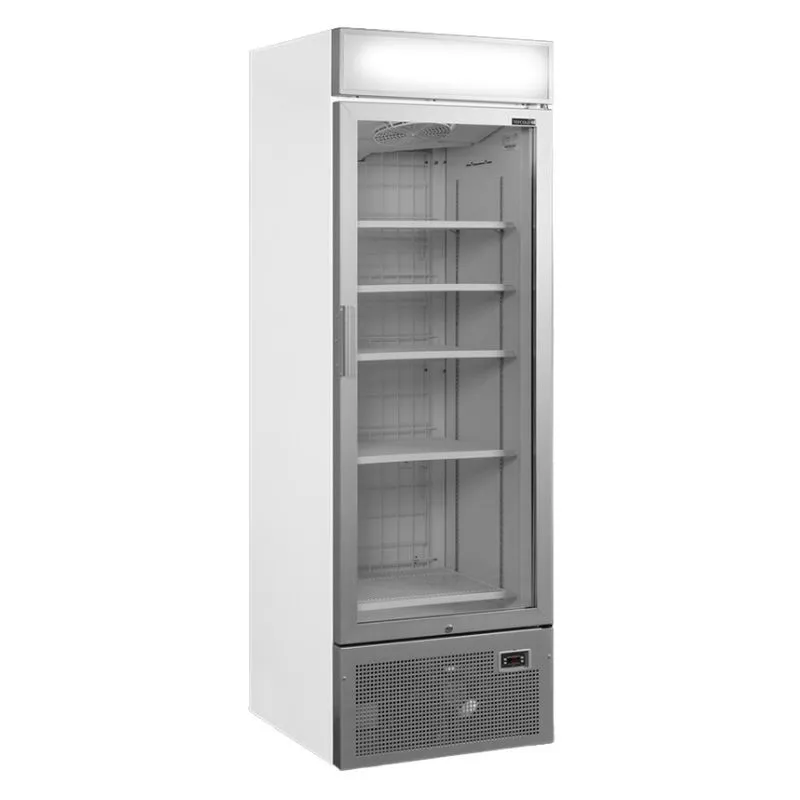 Lasivitriinipakastin hopeisella katoksella - 440 L