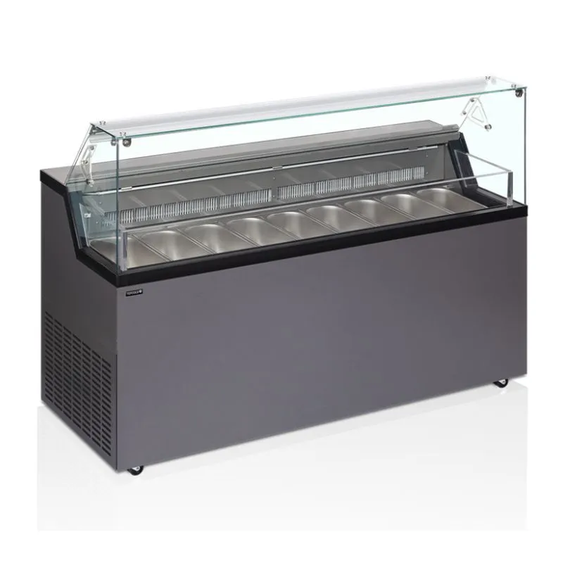 Jäätelövitriini palvelukannella - 9 x 5 L