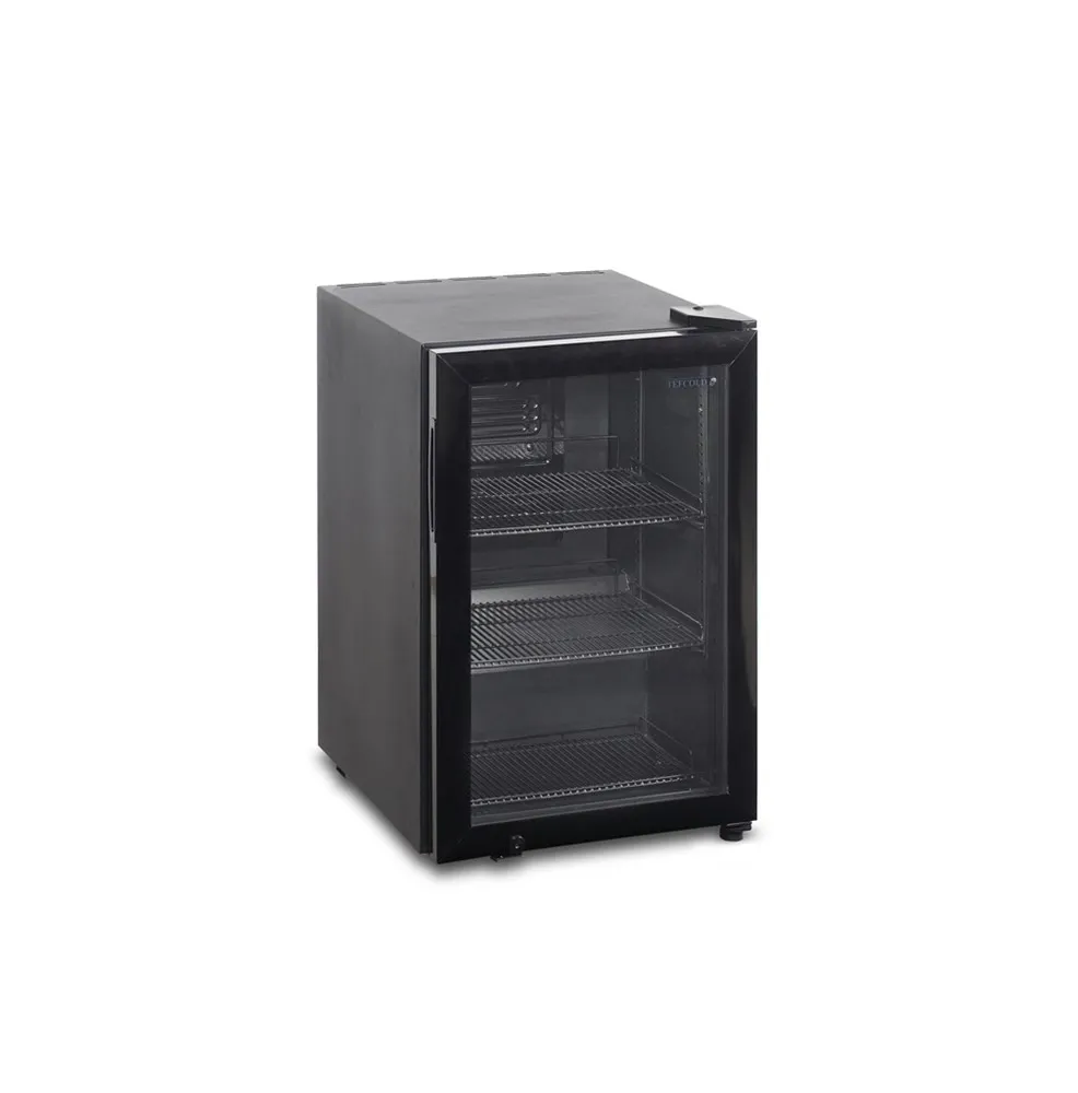 Mini lasiovellinen kylmäkaappi - 58 L