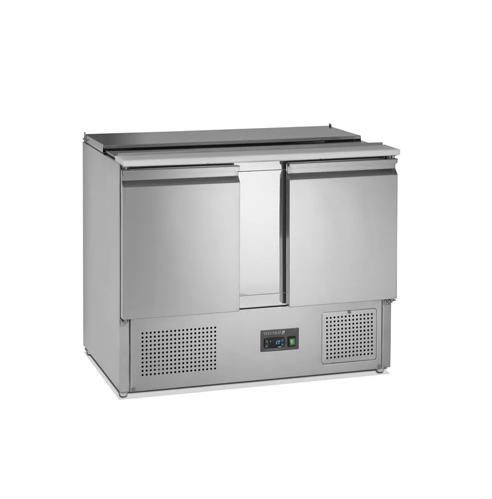 Saladette Jääkaappi GN 1/1 Ruostumaton Teräs - 2 Ovet - 240 L - 3 GN 1/1