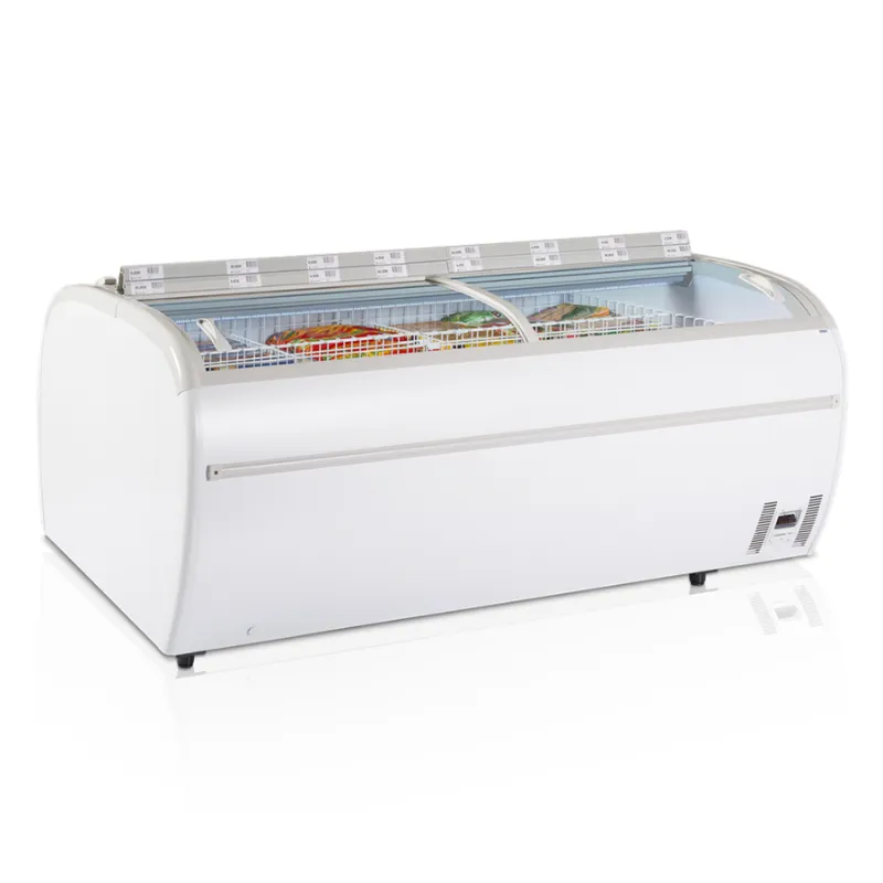 Pakastin 2 Kansi Kupera Lasi 1255 L