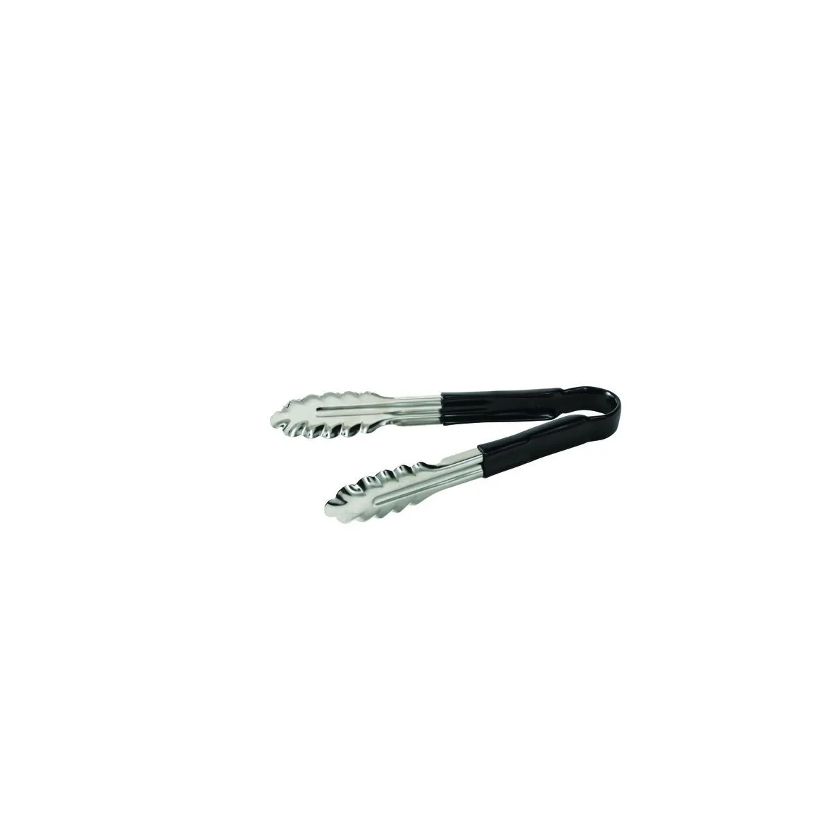 Ruostumattomasta teräksestä ja mustasta PVC:stä valmistettu pihdit - 24 cm
