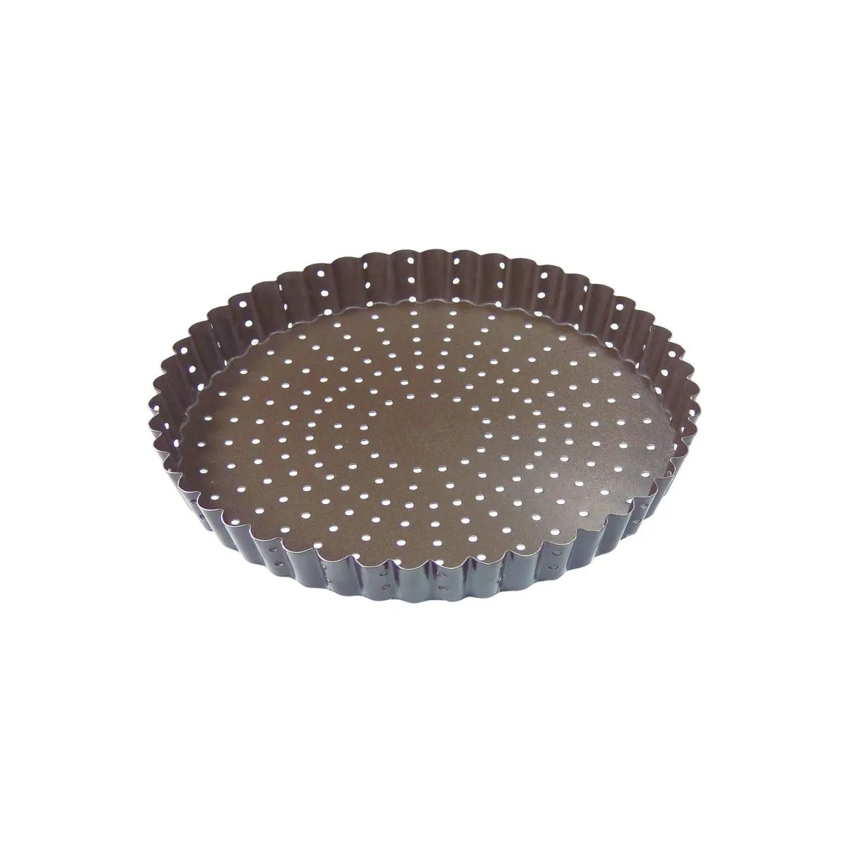 Aaltoreunainen rei'itetty tarttumaton piirakkavuoka - ⌀ 220 mm