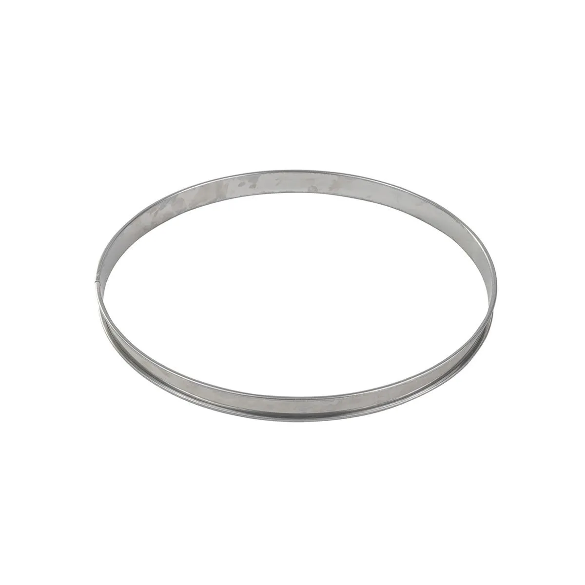 Ruostumattomasta teräksestä valmistettu piirakkarengas, rullareunainen - ⌀ 260 mm