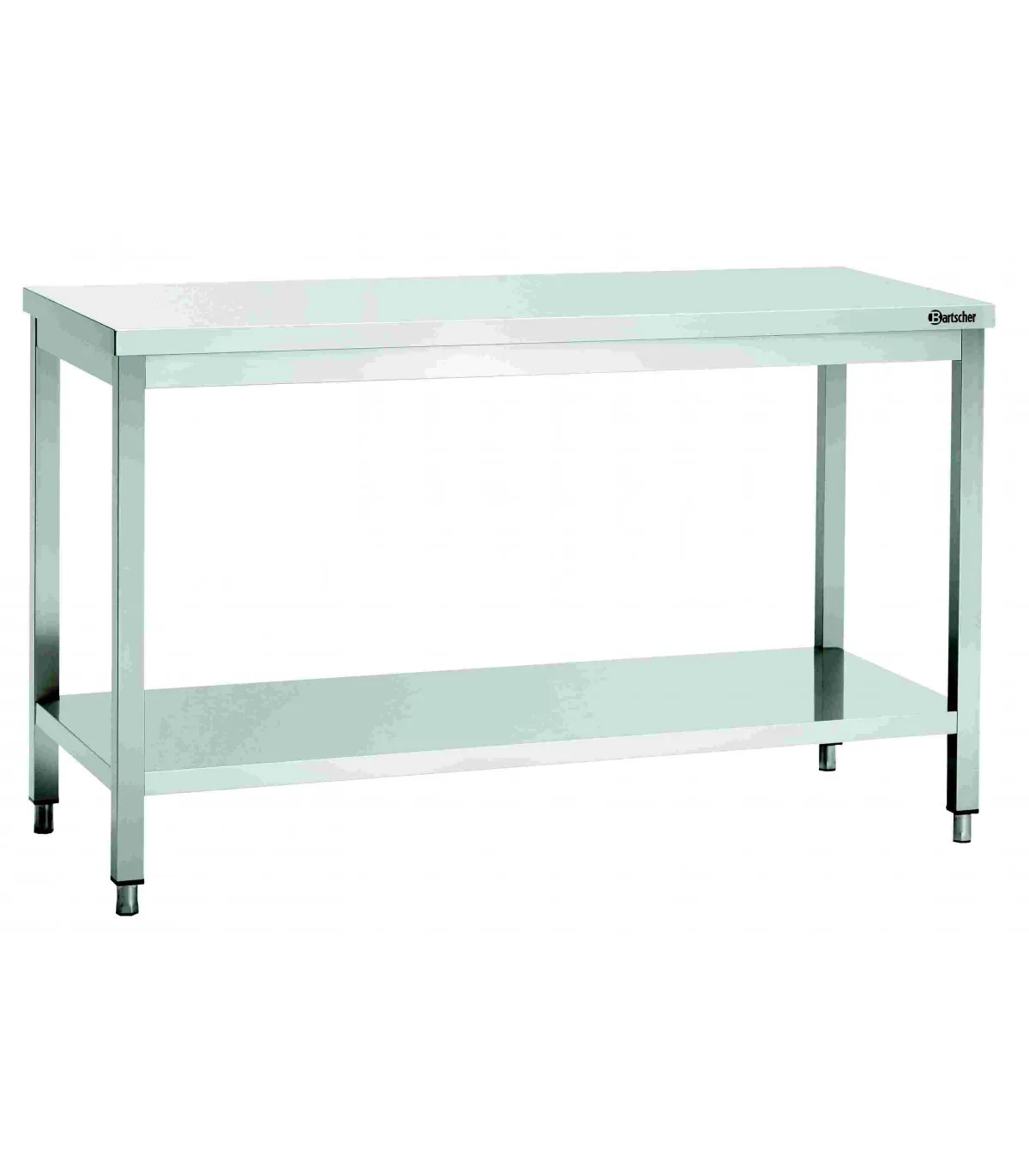 Inox-pöytä - L 1500 x S 700 mm