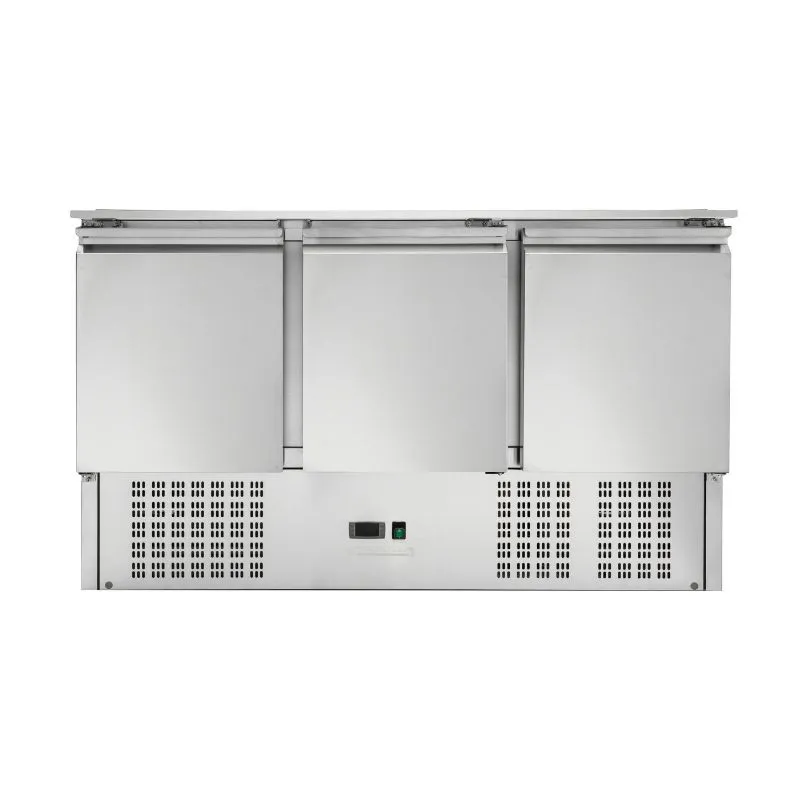 Saladette Compact 3 Ovet - Liukukannella - 4 GN 1/1 -astiaa