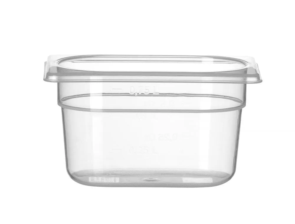 Gastronorm-vuoka GN 1/9 Polypropeeni - Syvyys 100 mm - 1 L