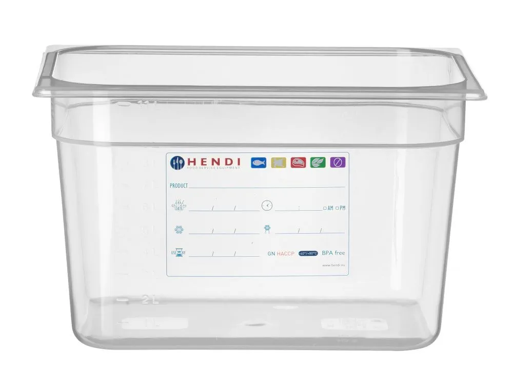 Säilytyslaatikko Gastronorm GN 1/2 - 12,5 L - K 200 mm