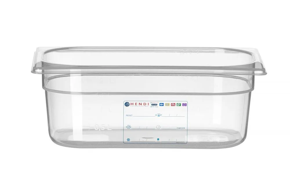 Säilytyslaatikko Gastronorm GN 1/4 - 2,8 L - K 100 mm
