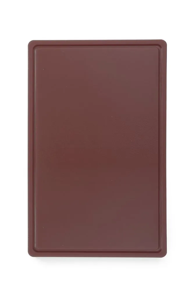 Leikkuulauta HACCP - GN 1/1 - Ruskea - 15 mm paksuuden