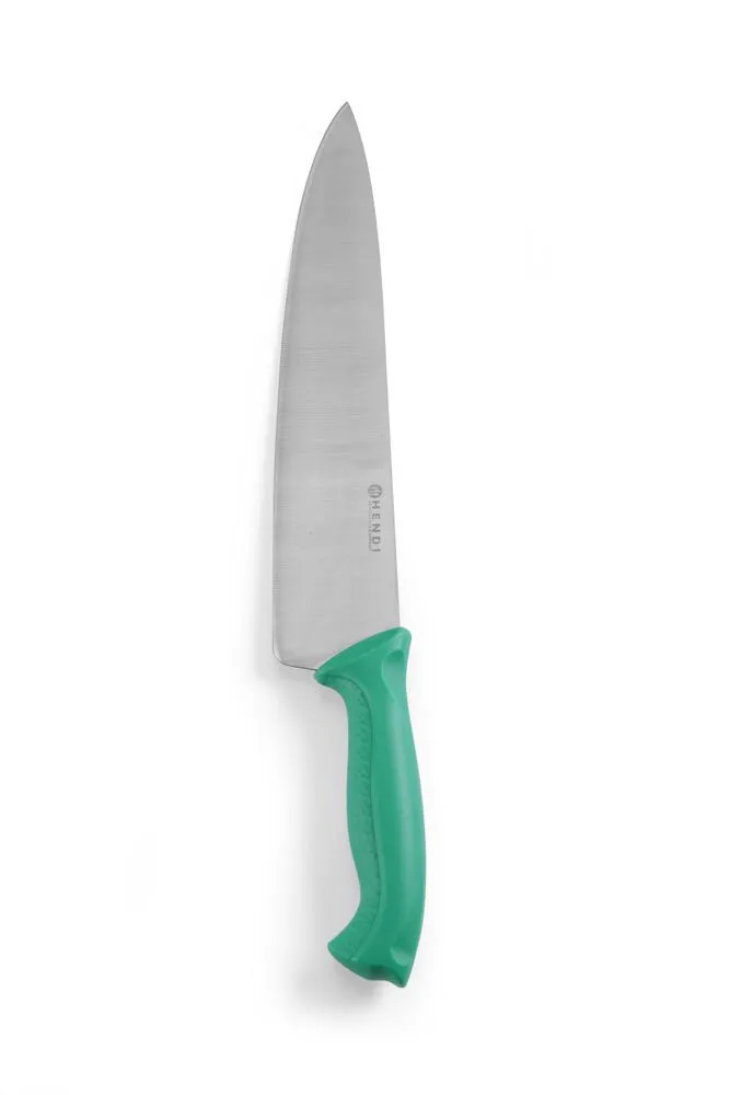 Vihreä keittiöveitsi hedelmille ja vihanneksille - Terä 24 cm