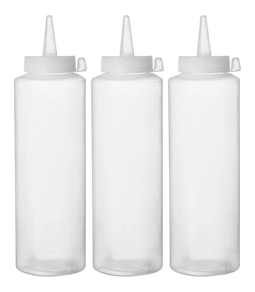 Pullojakelija läpinäkyvä - 0,35 L - Pakkaus 3 kpl