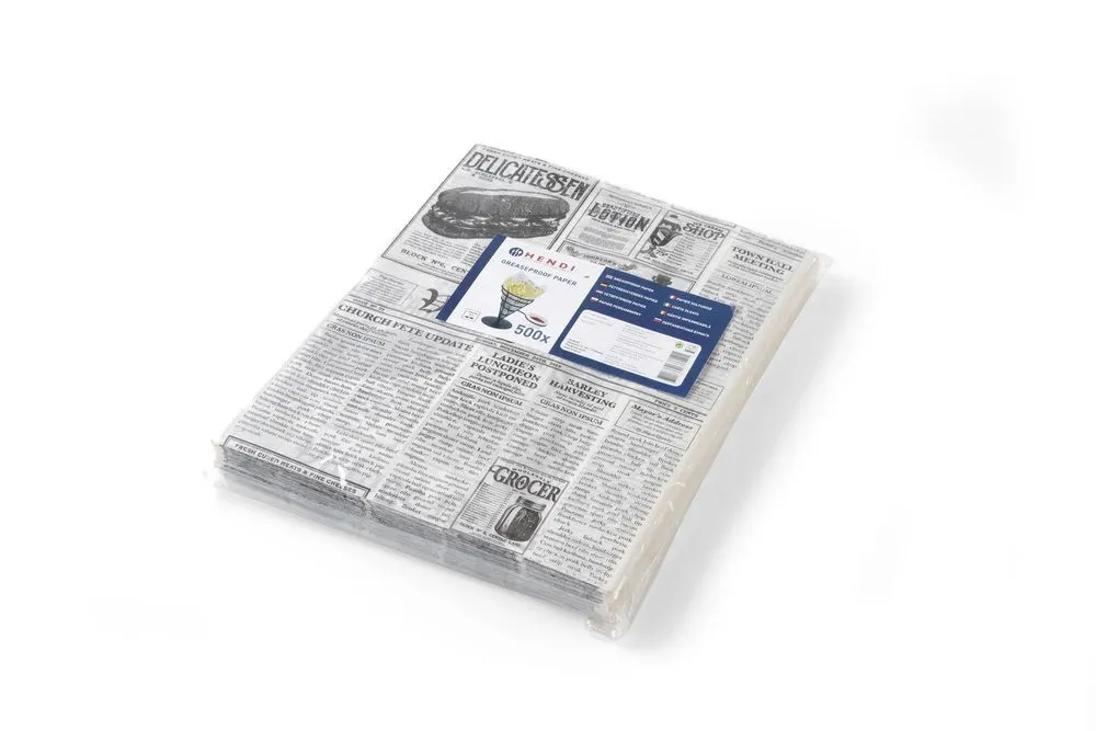 Pergamenttipaperi Painettu Lehti - 200 x 250 mm - 500 kpl