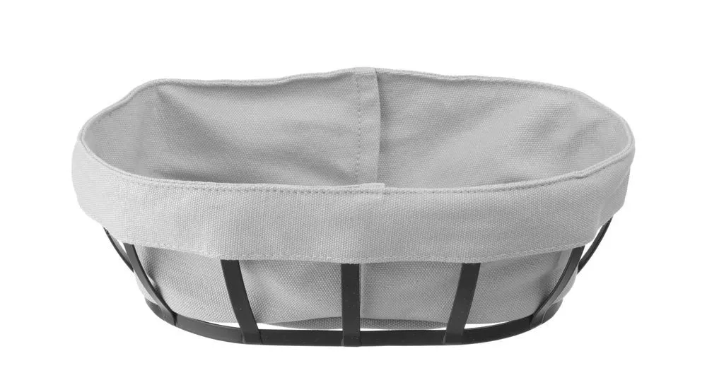 Leipäkori soikea pussilla - 250 x 160 mm