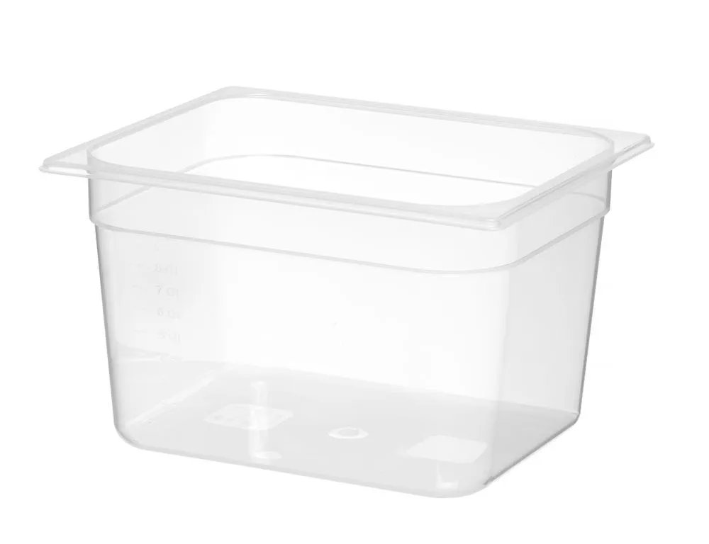 Gastronorm-vuoka GN 1/2 Mitta-asteikollinen Polypropeeni - Syvyys 200 mm - 12,5 L