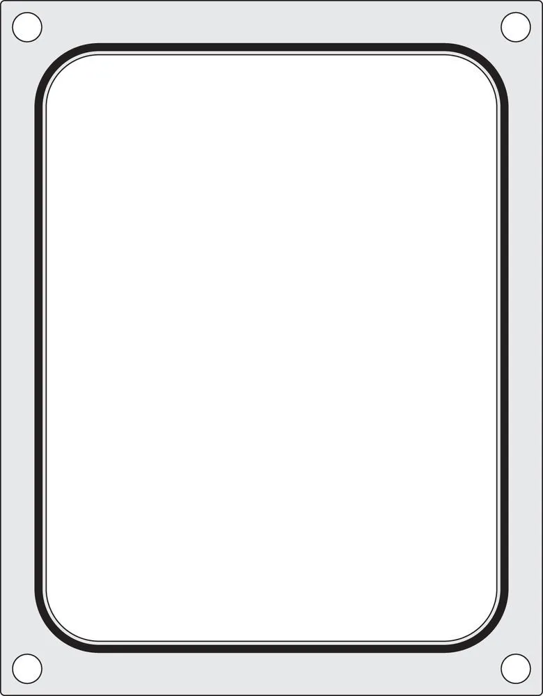 Tiivistysmatriisi käsikäyttöiselle tiivistyskoneelle - 227 x 178 mm