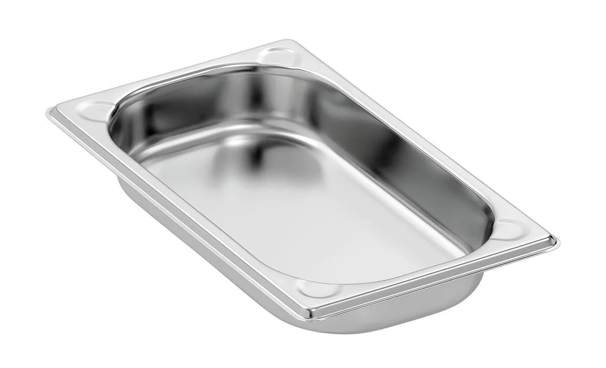 Gastronorm-vuoka GN 1/4 Ruostumaton Teräs - Syvyys 40 mm - 1,6 L