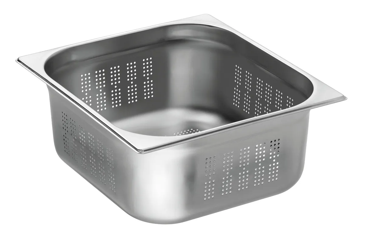 Gastronorm-vuoka GN 2/3 Rei'itetty Ruostumaton Teräs - Syvyys 150 mm - 13 L