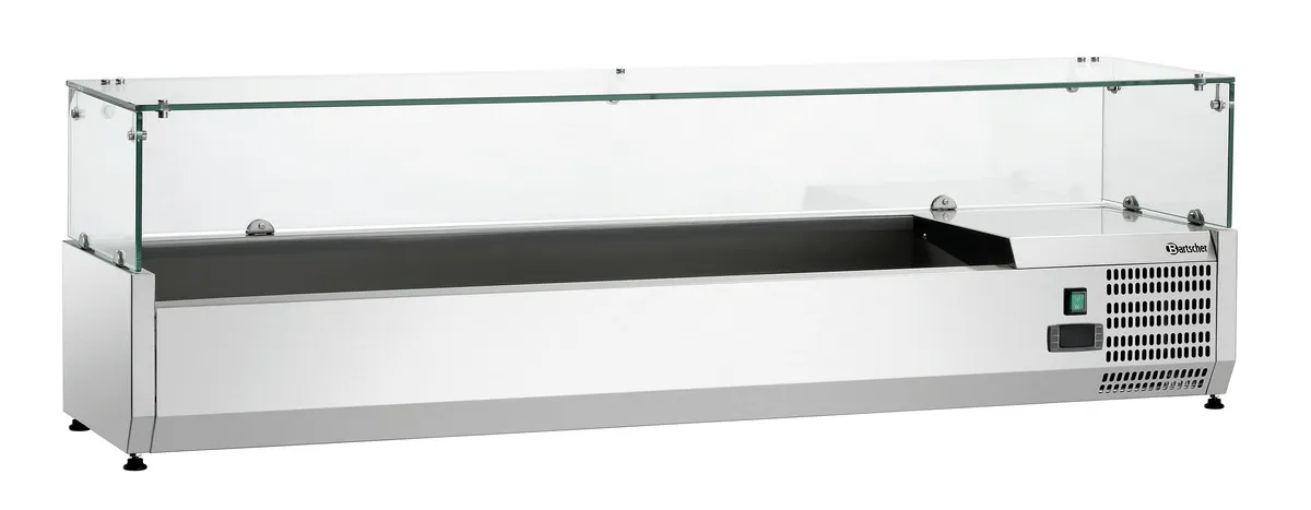 Saladette asetettavaksi - 5 x GN 1/3 + 1 x GN 1/2