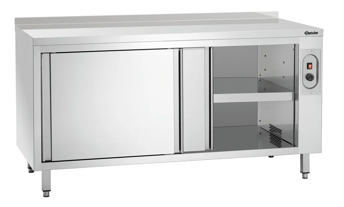Lämmitetty kaappi selkänojalla - L 1600 x S 700 mm