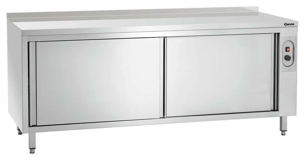 Lämmitetty kaappi selkänojalla - L 2000 x S 700 mm
