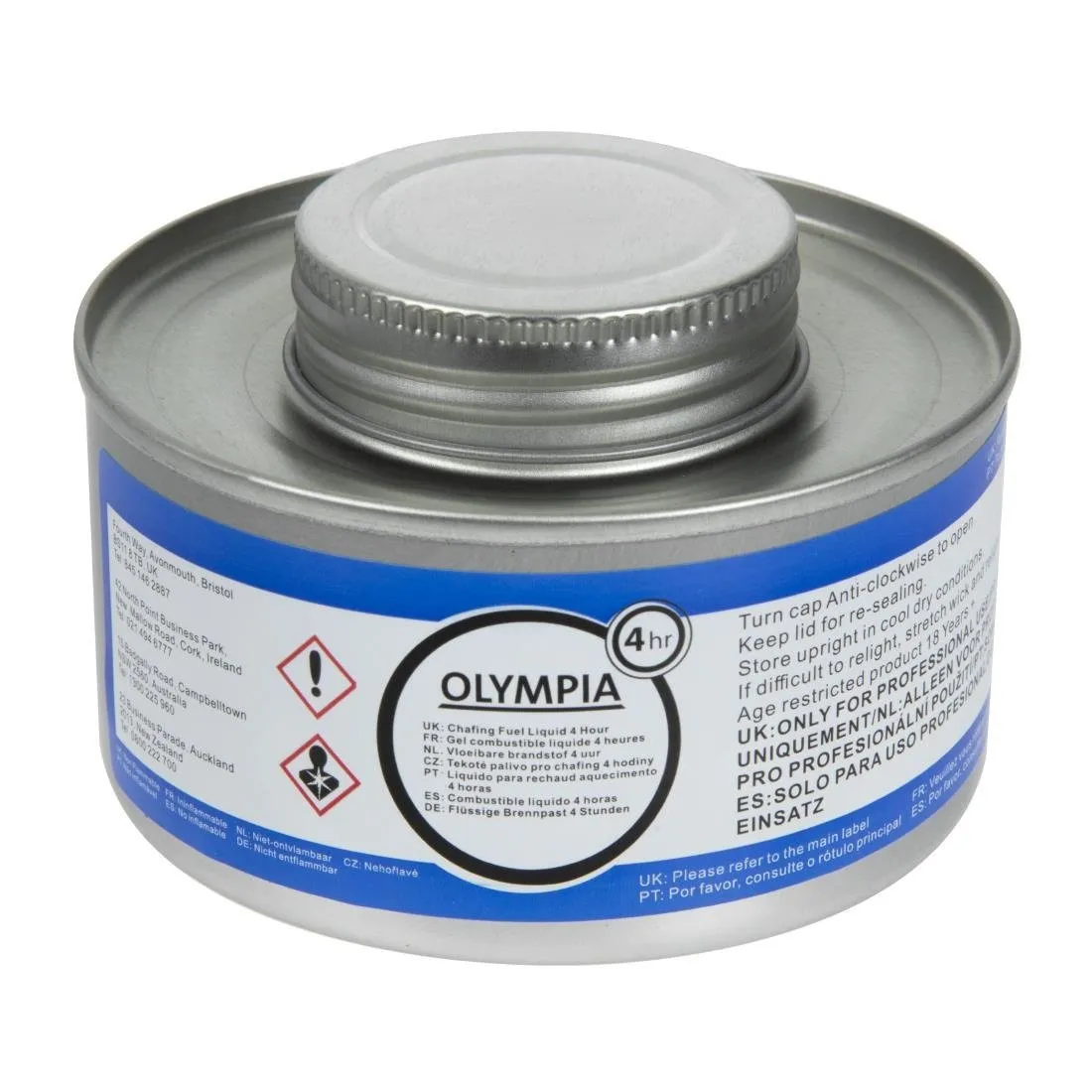 Palava-aine 4 tuntia Chafing Dishille - 12 kappaleen erä