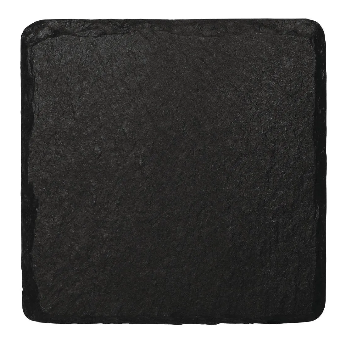 Esittelylautanen luonnonliuskeesta - 130 x 130 mm