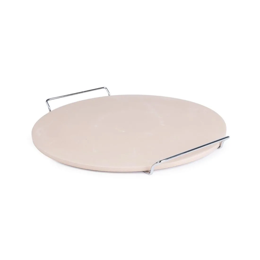Pyöreä pizzakivi telineellä - Ø 380 mm