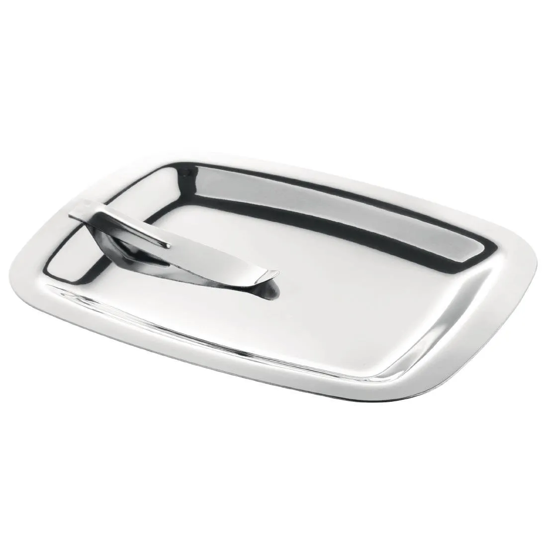 Ruostumaton teräs lisälevy klipsillä - 150 x 120 mm