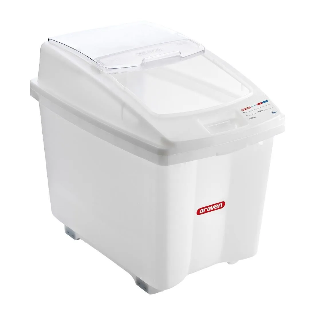 Ainesosien läpinäkyvä laatikko - 80 L