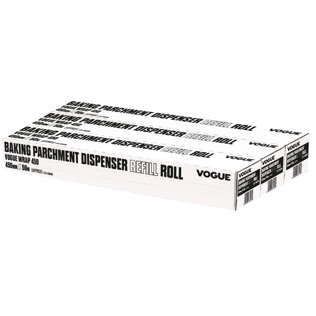 Leivinpaperirullat Wrap 450 - 3 kpl:n pakkaus