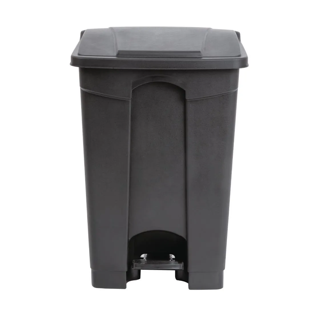 Keittiön musta poljinroskakori - 45 L
