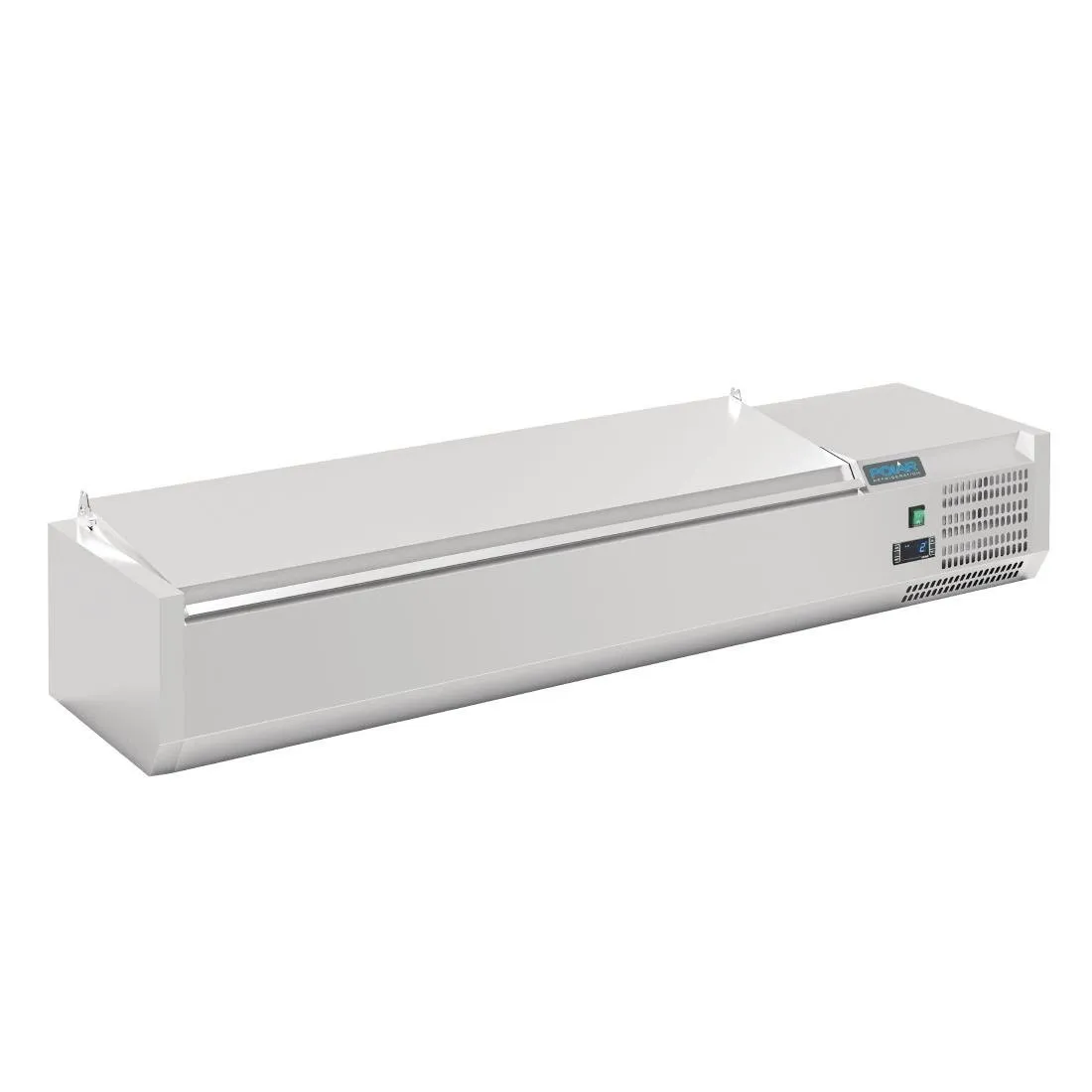 Saladette asetettavalla kannella Sarja G - 6 x GN 1/4
