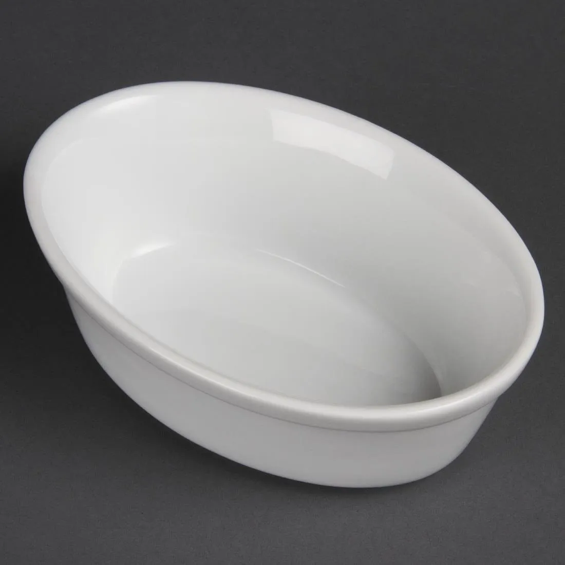 Uunivuoat, valkoiset, soikeat - 161 x 116 mm - 6 kpl:n setti