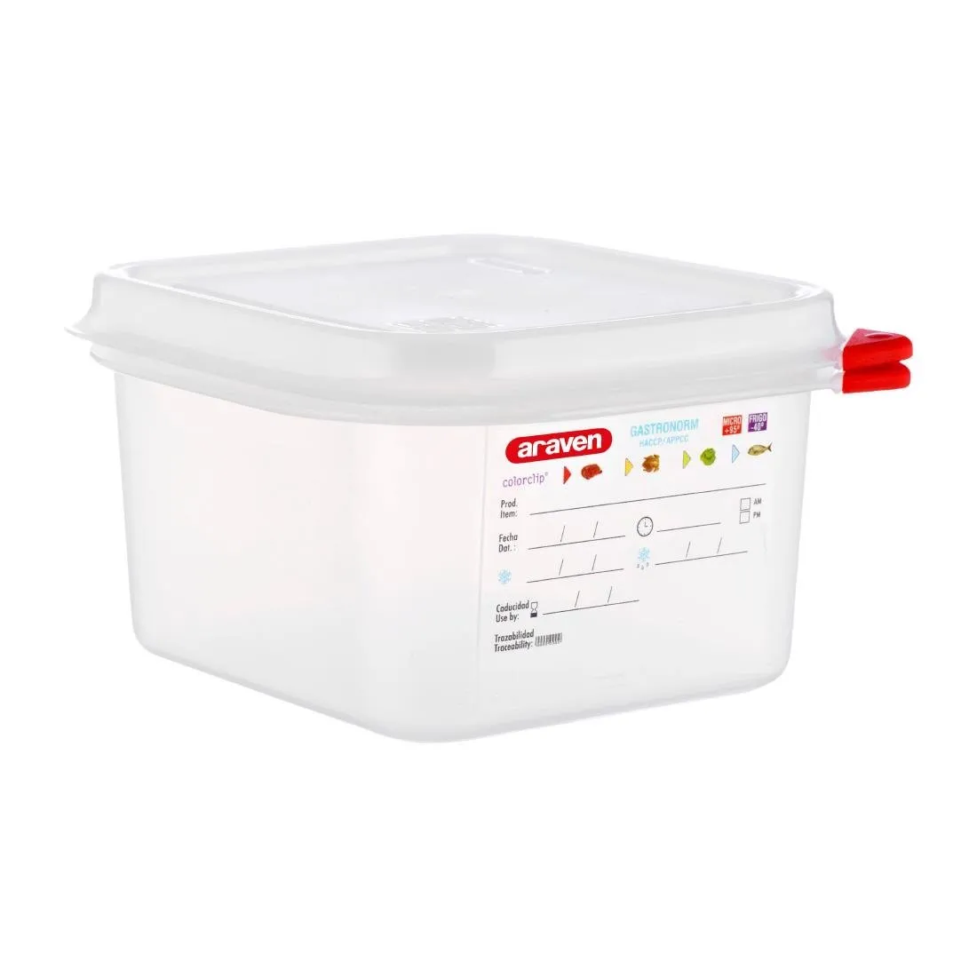 Ruokasäiliö GN1/6 1,7L - 4 kpl:n erä