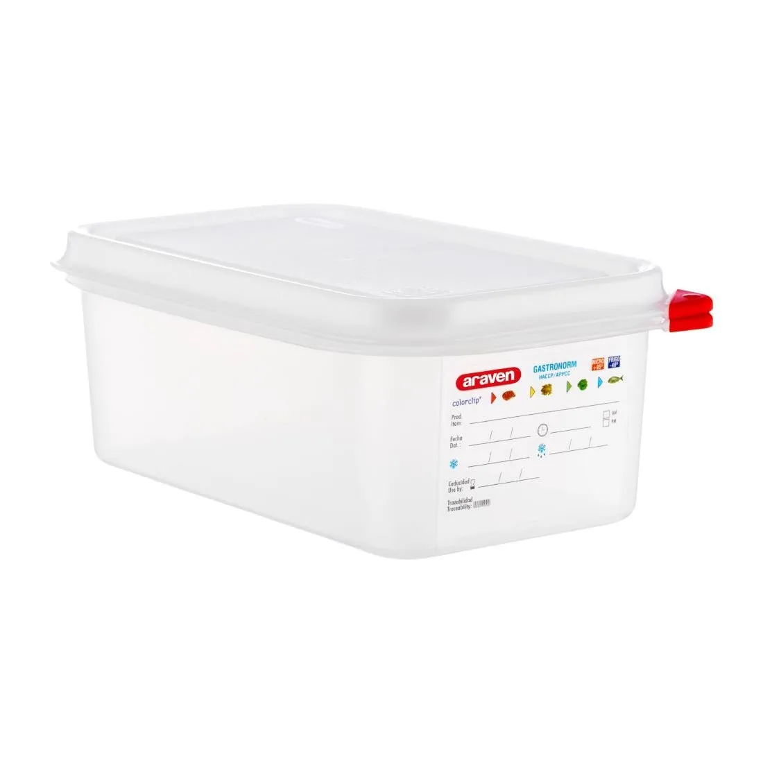 Ruokasäiliö GN1/4 2,8L - 4 kpl:n erä