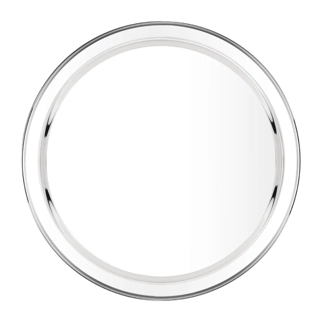 Tarjotin pyöreä ruostumattomasta teräksestä - Ø 405 mm