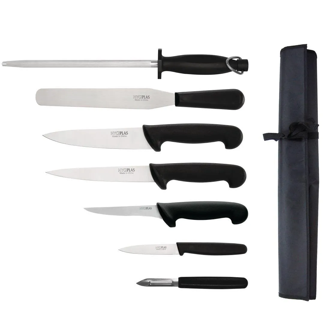 Alkuperäinen: Ensemble de Couteaux pour Débutants Avec Couteau De Cuisinier - 200mm
Käännös: Aloittelijoiden veitsisetti kokkive