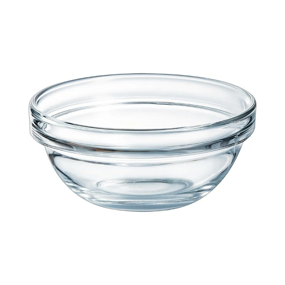 Pinottavat lasiset salaattikulhot - Ø100 mm - 6 kpl:n setti
