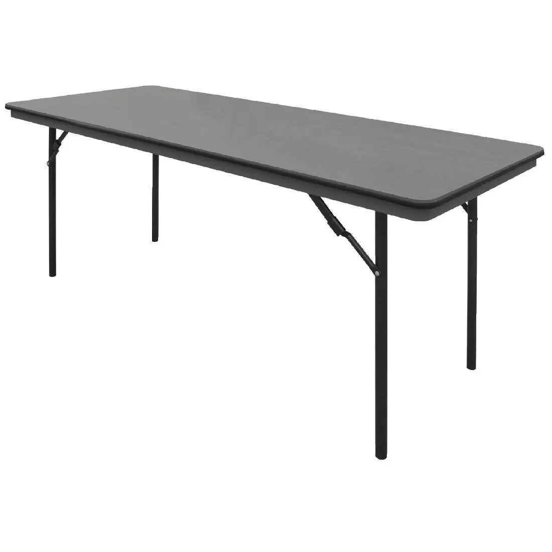 Suorakulmainen taitettava harmaa pöytä ABS-materiaalista - 1830 mm