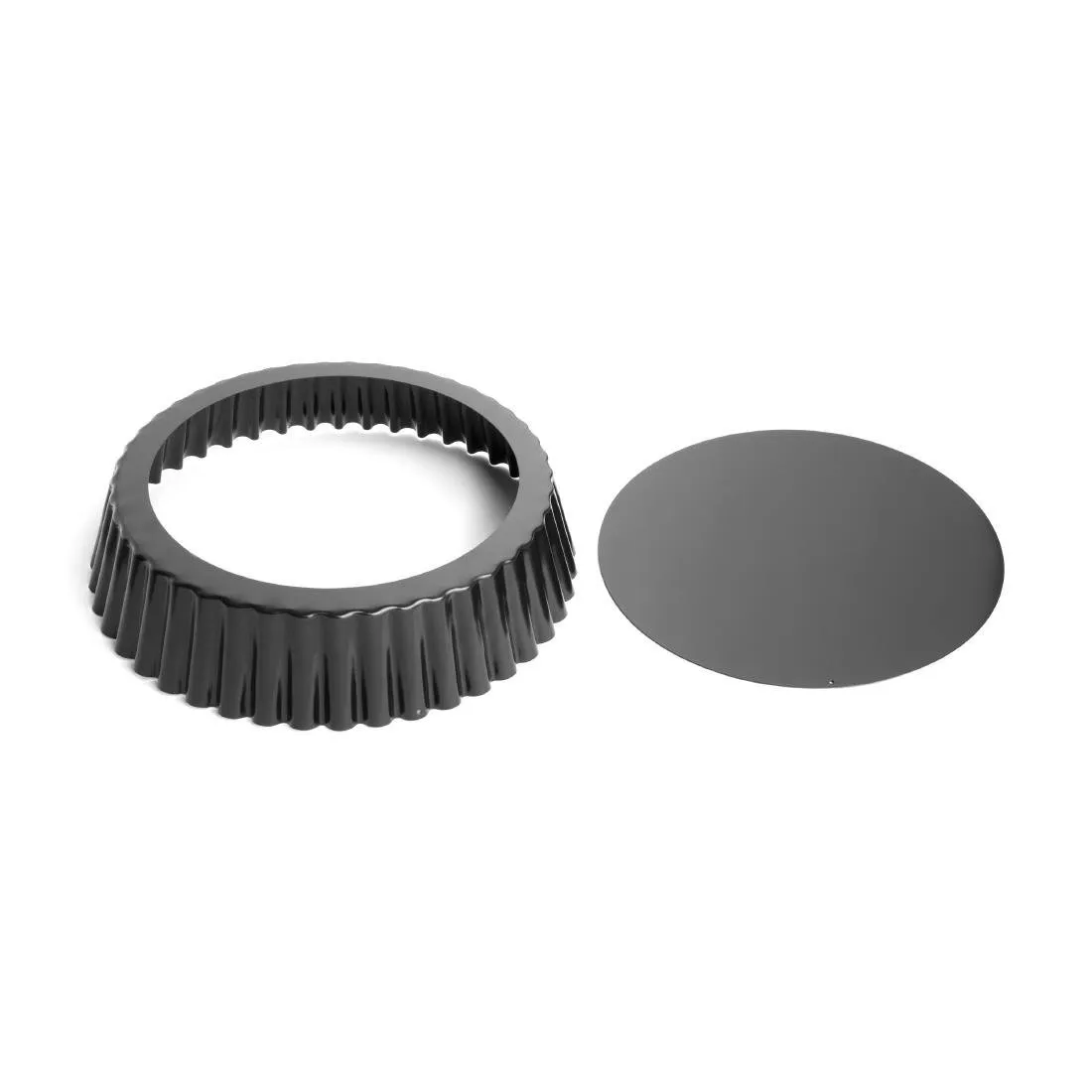 Syvä, tarttumaton aaltoreunainen quiche-vuoka - Ø 250mm