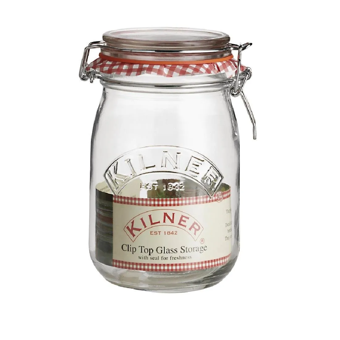 Säilykepurkki klipsillä - 1L